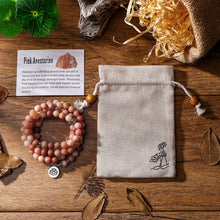 Charger l&#39;image dans la galerie, Pink Aventurine Mala Bracelet
