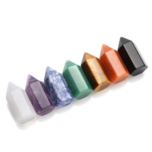 Load image into Gallery viewer, 7 Chakra Mini Crystal Points
