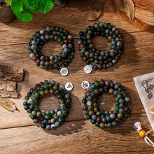 Load image into Gallery viewer, Indian Agate Mala Bracelet
