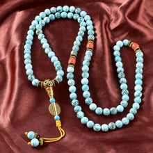 Load image into Gallery viewer, Turquoise Mala Bracelet
