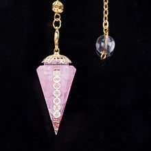 Load image into Gallery viewer, 7 Chakra Crystal Pendulums
