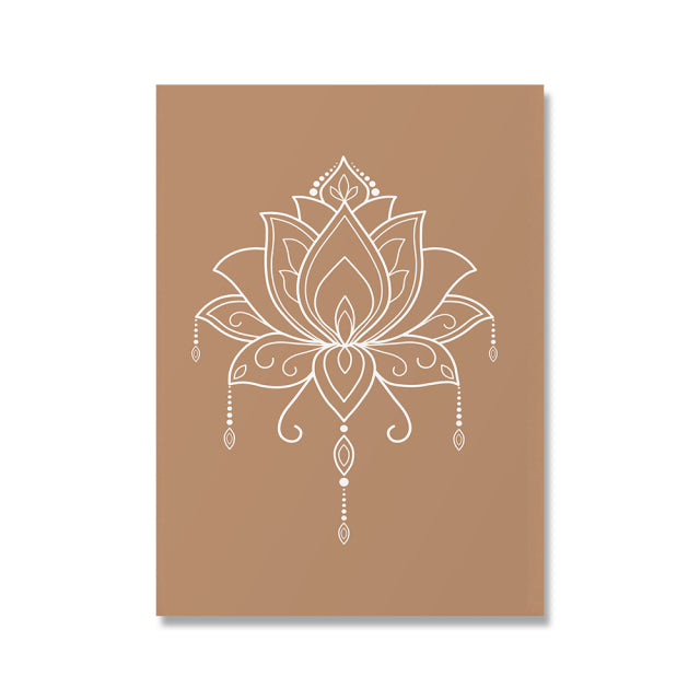 Mandala Buddha Lotus Print