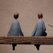 Charger l&#39;image dans la galerie, Purple Clay Monk Figurines
