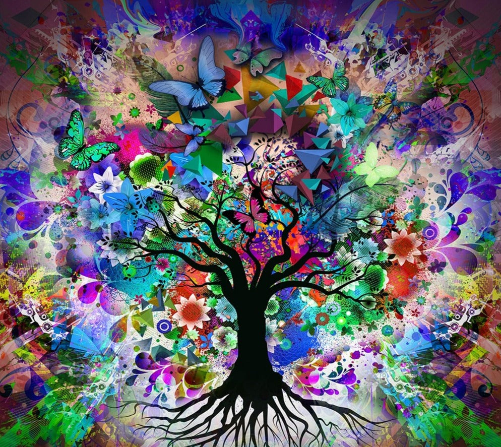 Abstract Tree of Life – Mantra Zen