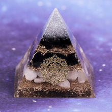 Load image into Gallery viewer, Obsidian Sri Yantra Pyramid
