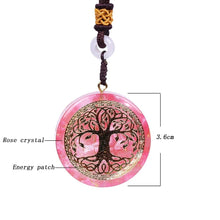 Load image into Gallery viewer, Rose Tree Of Life Necklace
