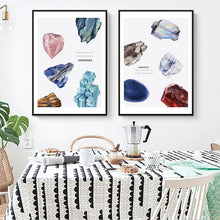 Load image into Gallery viewer, Watercolor Crystals Painting
