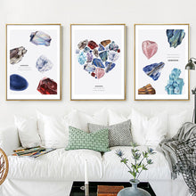 Load image into Gallery viewer, Watercolor Crystals Painting
