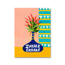 Charger l&#39;image dans la galerie, Inhale Exhale Flower Print

